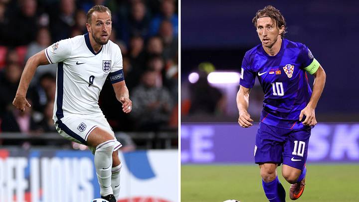 Harry Kane, Inglaterra; Luka Modric, Croacia Harry Kane, Inglaterra; Luka Modric, Croacia