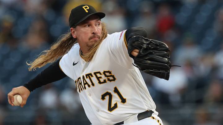 Sep 15, 2026; Pittsburgh, Pennsylvania, USA;  Pittsburgh Pirates starting pitcher Lake Bachar (71) delivers a pitch against the Milwaukee Brewers during the first inning at PNC Park.  Mandatory Credit: Charles LeClaire-Imagn Images