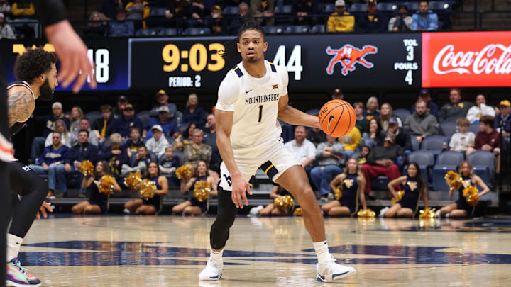 West Virginia University guard Jasper Floyd