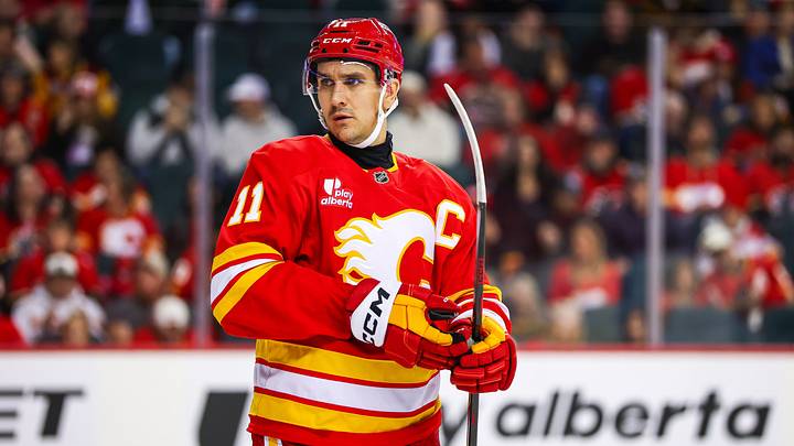 Mikel Backlund of the Calgary Flames Mikel Backlund of the Calgary Flames