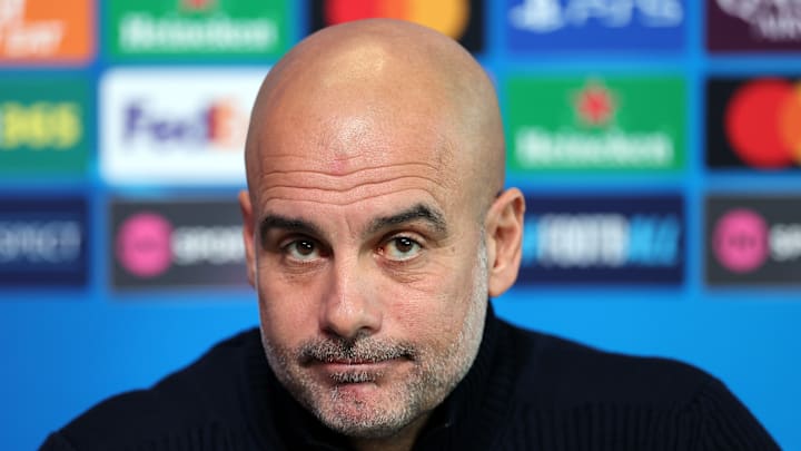 Manchester City Training Session And Press Conference - UEFA Champions League 2024/25 League Phase