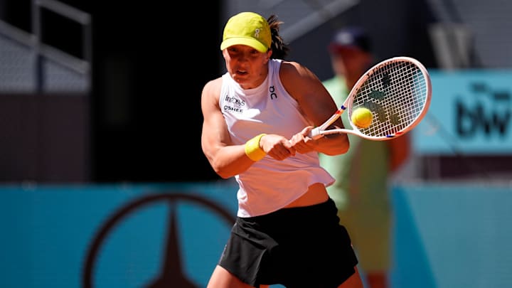 Iga Swiatek defeated Alexandra Eala in the Madrid Open.