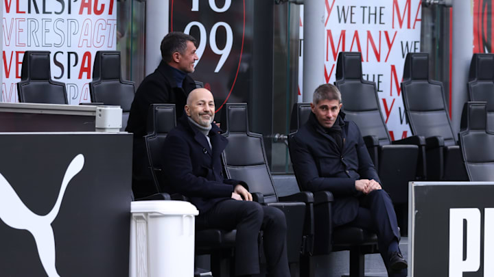 Ivan Gazidis, Paolo Maldini, Frederic Massara