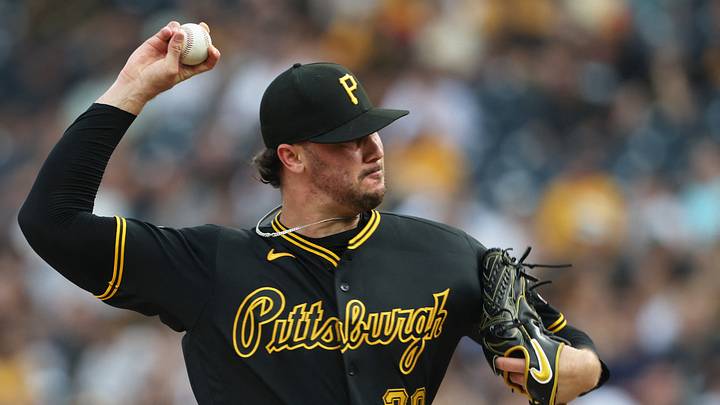 Jun 9, 2026; Pittsburgh, Pennsylvania, USA; Pittsburgh Pirates starting pitcher Paul Skenes (30) delivers a pitch against the Los Angeles Dodgers during the first inning at PNC Park. Mandatory Credit: Charles LeClaire-Imagn Images Jun 9, 2026; Pittsburgh, Pennsylvania, USA; Pittsburgh Pirates starting pitcher Paul Skenes (30) delivers a pitch against the Los Angeles Dodgers during the first inning at PNC Park. Mandatory Credit: Charles LeClaire-Imagn Images