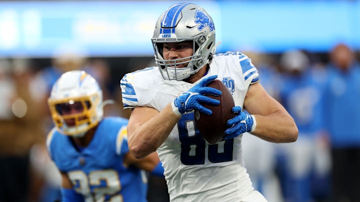 Detroit Lions tight end Brock Wright