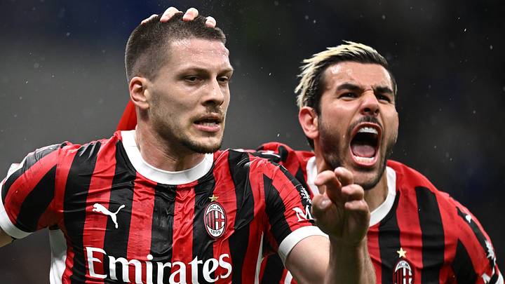 Luka Jovic, AC Milán. Luka Jovic, AC Milán.