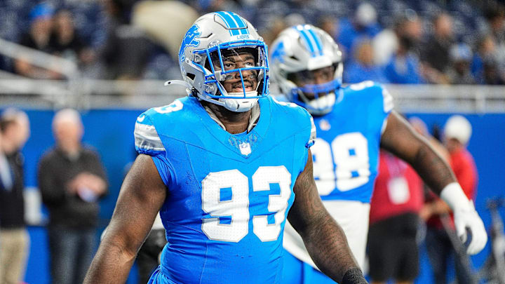 Detroit Lions defensive end Josh Paschal (93).