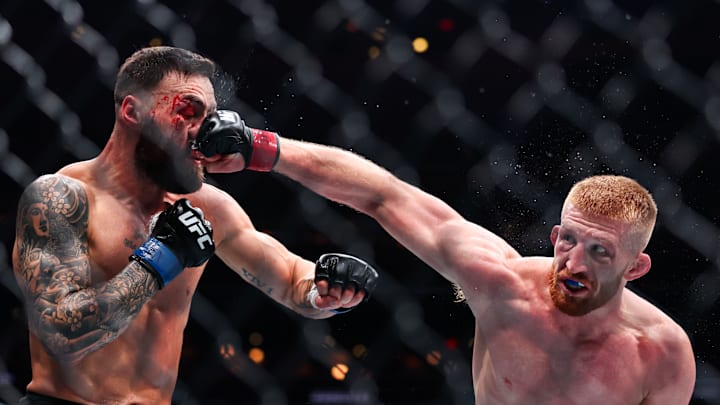UFC fighter Paul Craig (left), UFC fighter Bo Nickal (right)