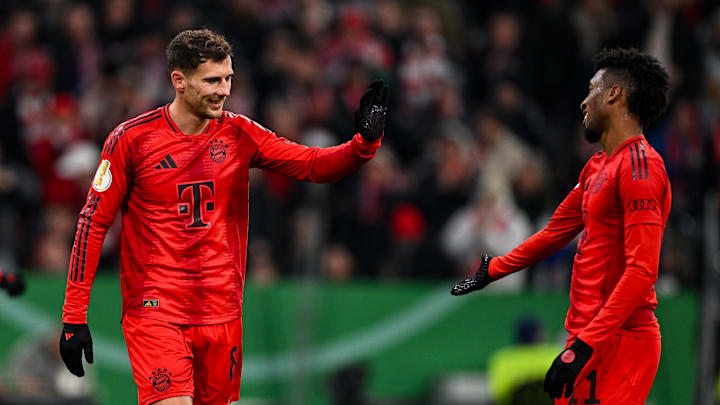Leon Goretzka (l.) und Kingsley Coman Leon Goretzka (l.) und Kingsley Coman