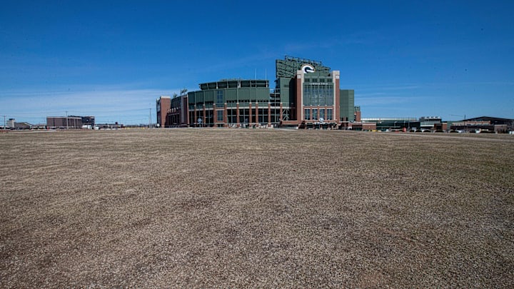 Lambeau Field Lots 9 and 10 are seen on Thursday, March 27, 2025, at Lambeau Field in Green Bay, Wis.
Tork Mason/USA TODAY NETWORK-Wisconsin Lambeau Field Lots 9 and 10 are seen on Thursday, March 27, 2025, at Lambeau Field in Green Bay, Wis.
Tork Mason/USA TODAY NETWORK-Wisconsin