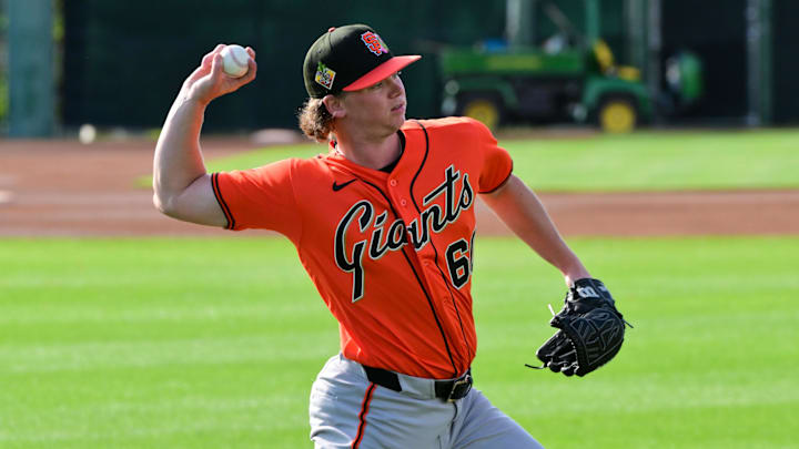 San Francisco Giants pitcher Hayden Birdsong.
