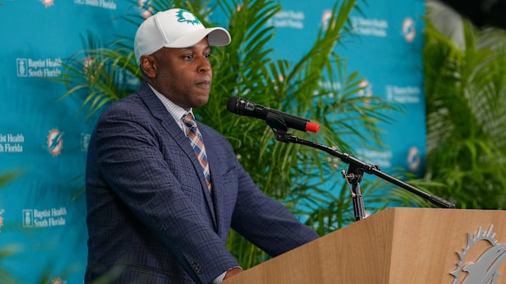 Miami Dolphins Introduce Mike McDaniel Miami Dolphins Introduce Mike McDaniel
