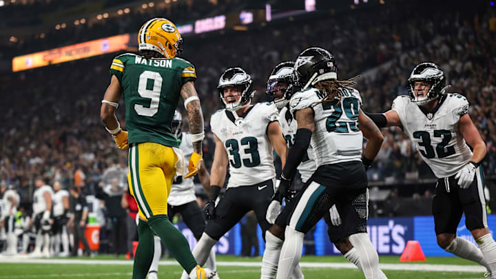 Christian Watson, Green Bay Packers (Sep 6, 2024 - São Paulo, Brazil)