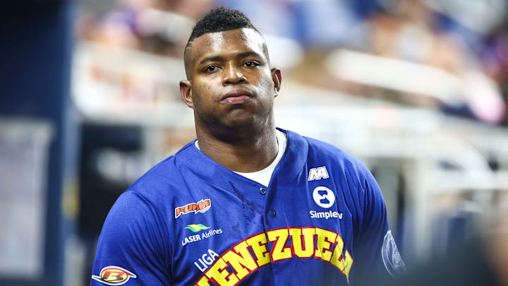 Puig conectó cuadrangular ante los Tigres del Licey