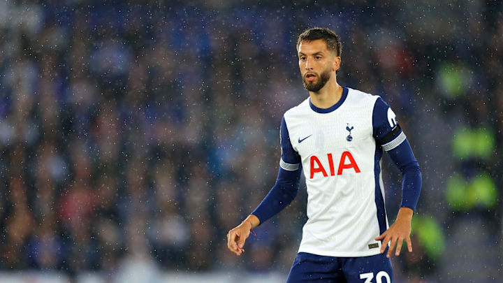 Bentancur in action against Leicester City before being forced off