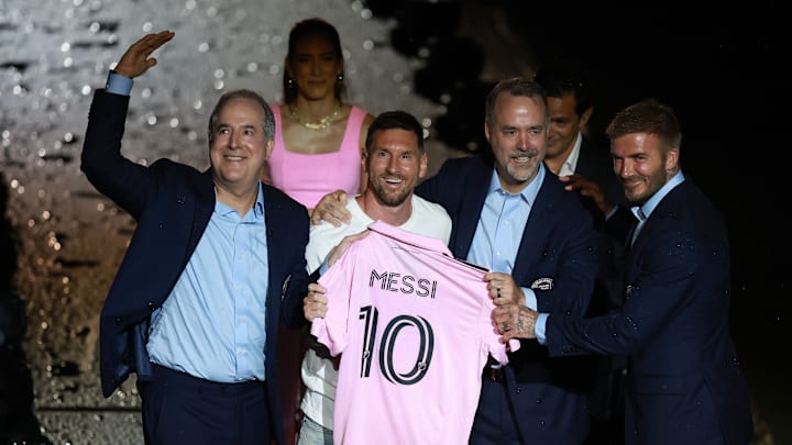 El jugador Lionel Messi con el Inter Miami.