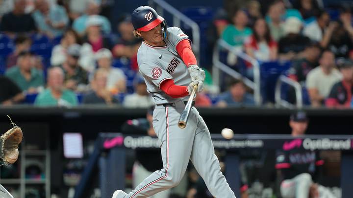 Brady House and the Nationals are road underdogs against the Dodgers. Brady House and the Nationals are road underdogs against the Dodgers.