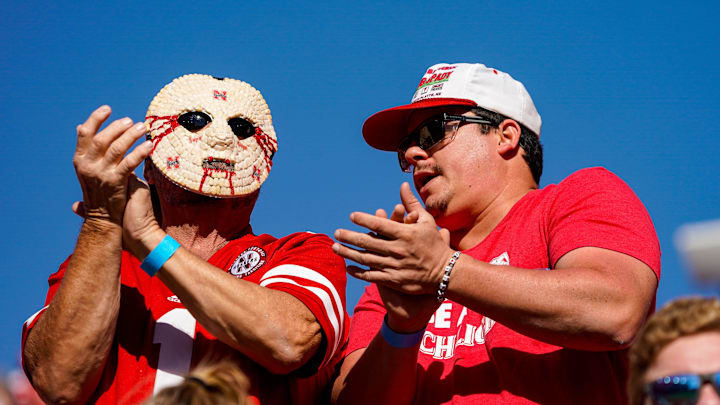 Nebraska Cornhuskers fans before a game