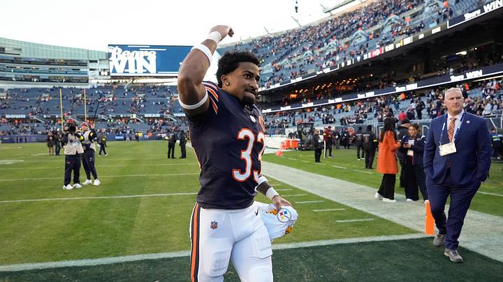 Chicago Bears cornerback Jaylon Jones. Chicago Bears cornerback Jaylon Jones.