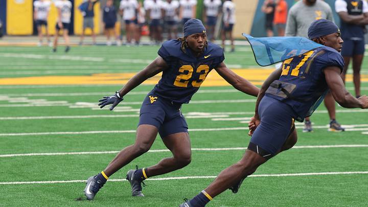 West Virginia University defensive back Jason Chambers West Virginia University defensive back Jason Chambers