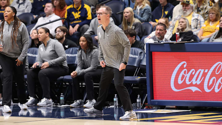 West Virginia University head coach Mark Kellogg