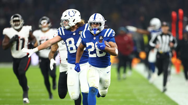 Jonathan Taylor’s stellar season continues on Sunday against the Chiefs in a massive clash for the Colts. 