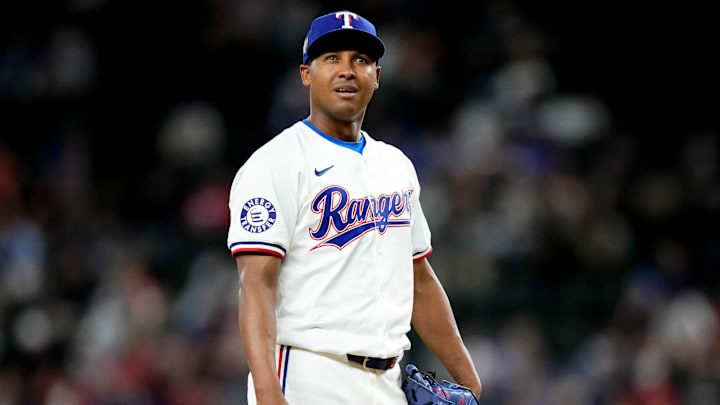 Texas Rangers pitcher Jose Leclerc