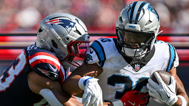 Carolina Panthers running back Chuba Hubbard