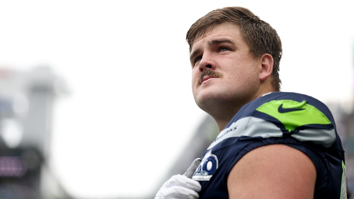 Grey Zabel of the Seattle Seahawks Grey Zabel of the Seattle Seahawks