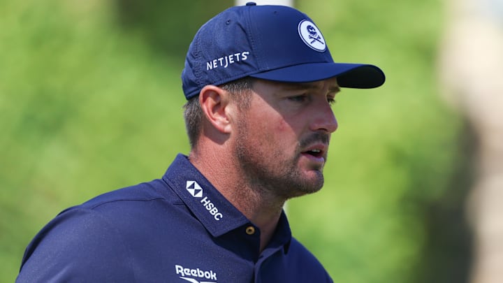 Bryson DeChambeau kicked off his PGA Championship with two bogeys on his first four holes. 