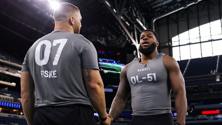 NFL Combine, LA Rams, Braden Fiske, Jared Verse