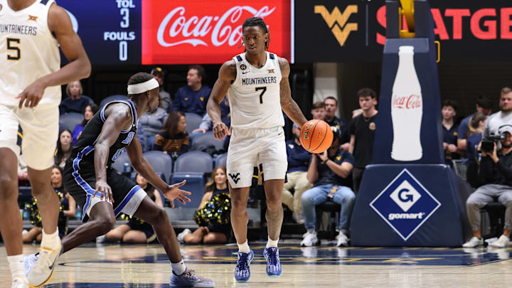 West Virginia University guard Javon Small
