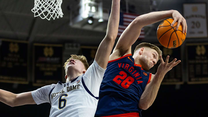 Virginia Cavaliers forward Thijs De Ridder 