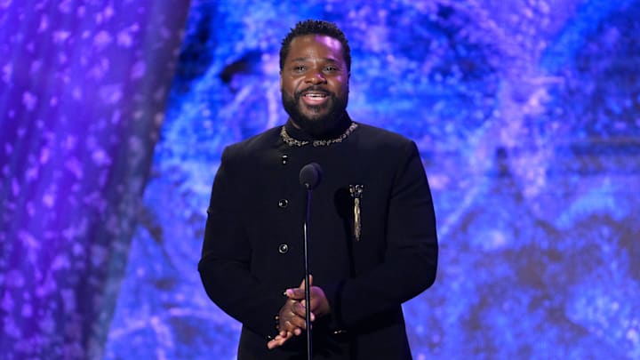 Feb 5, 2023; Los Angeles, CA, USA; Malcolm-Jamal Warner presents awards during the Grammy Awards Premiere Ceremony at the Microsoft Theater in Los Angeles on Sunday, Feb. 5, 2023.. Mandatory Credit: Robert Hanashiro-USA TODAY Feb 5, 2023; Los Angeles, CA, USA; Malcolm-Jamal Warner presents awards during the Grammy Awards Premiere Ceremony at the Microsoft Theater in Los Angeles on Sunday, Feb. 5, 2023.. Mandatory Credit: Robert Hanashiro-USA TODAY