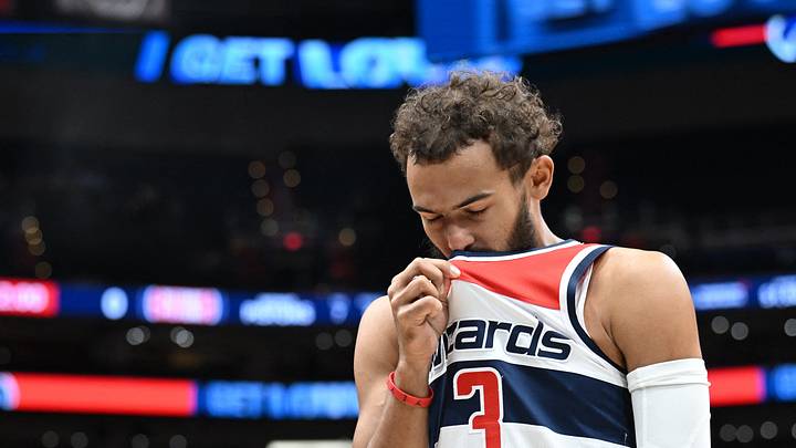 Oct 10, 2026; Washington, District of Columbia, USA; Washington Wizards guard Trae Young (3) kisses his jersey before the first quarter against the Detroit Pistons at Capital One Arena. Mandatory Credit: Rafael Suanes-Imagn Images Oct 10, 2026; Washington, District of Columbia, USA; Washington Wizards guard Trae Young (3) kisses his jersey before the first quarter against the Detroit Pistons at Capital One Arena. Mandatory Credit: Rafael Suanes-Imagn Images