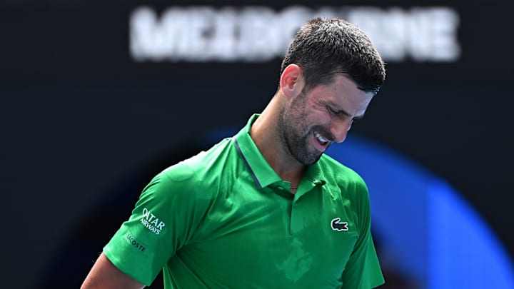 Novak Djokovic got a lucky break at the 2026 Australian Open. Novak Djokovic got a lucky break at the 2026 Australian Open.