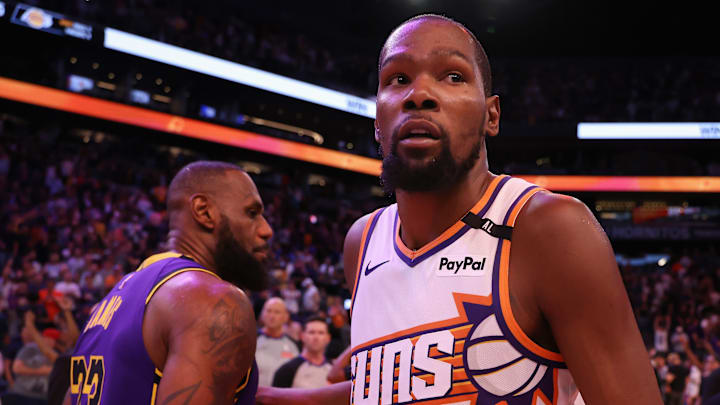 LeBron James, Los Angeles Lakers and Kevin Durant, Phoenix Suns