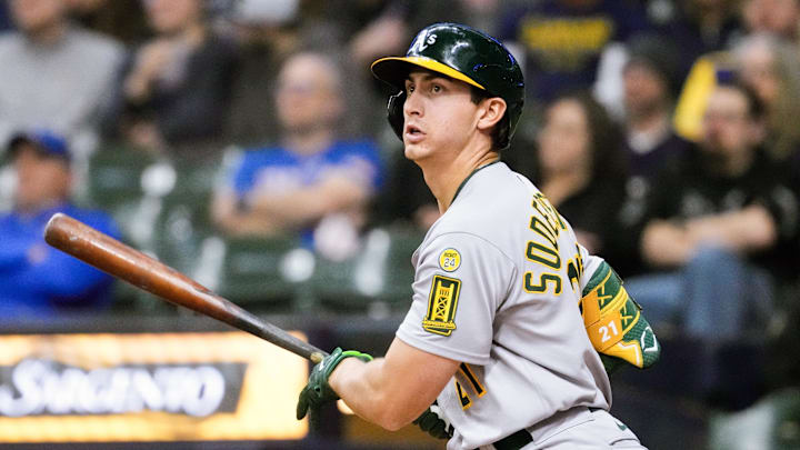 Athletics first baseman Tyler Soderstrom is a solid prop target on Thursday.