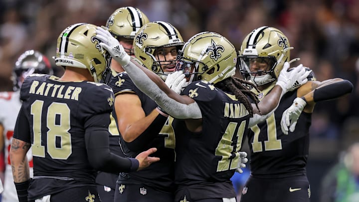 Running back Alvin Kamara needs more touches in the run and pass game with top receivers Chris Olave and Rashid Shaheed out with injuries for Thursday's game against Denver. 