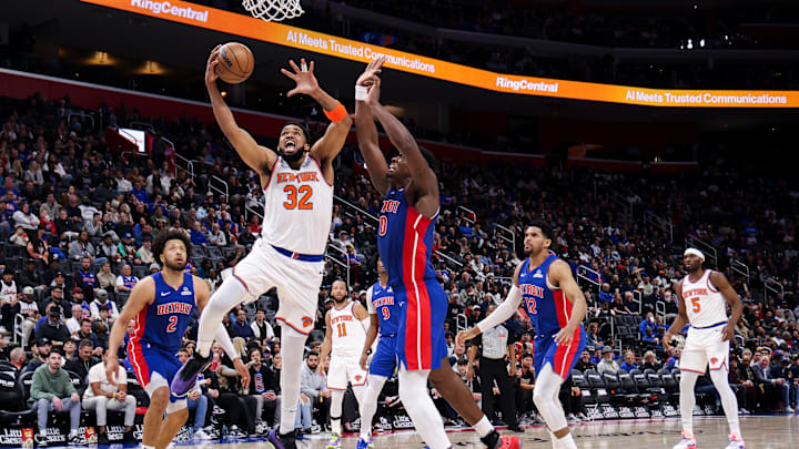 New York Knicks v Detroit Pistons