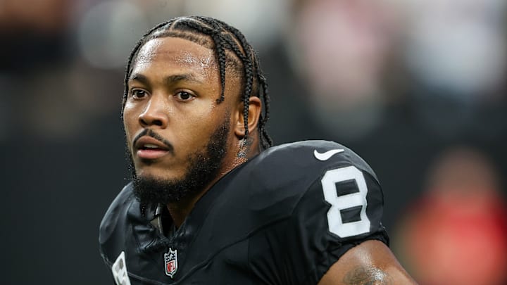 Former Las Vegas Raiders RB Josh Jacobs.