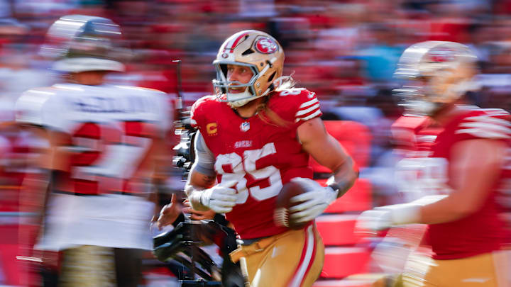 San Francisco 49ers tight end George Kittle (85)