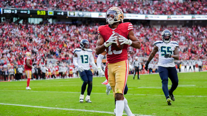 San Francisco 49ers wide receiver Jauan Jennings (15)