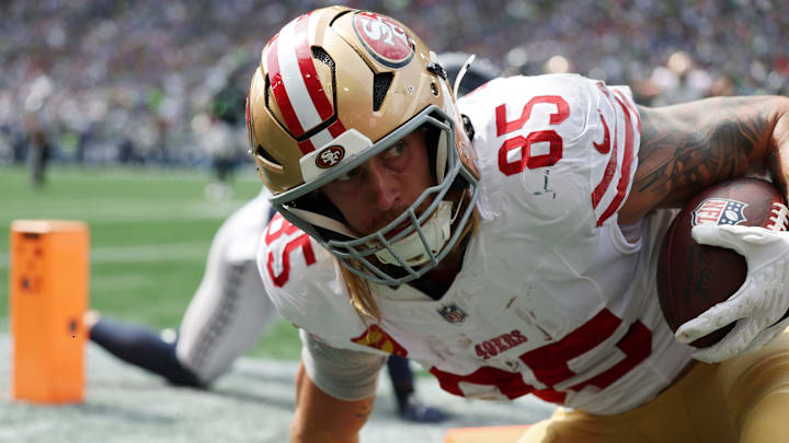 San Francisco 49ers tight end George Kittle (85)