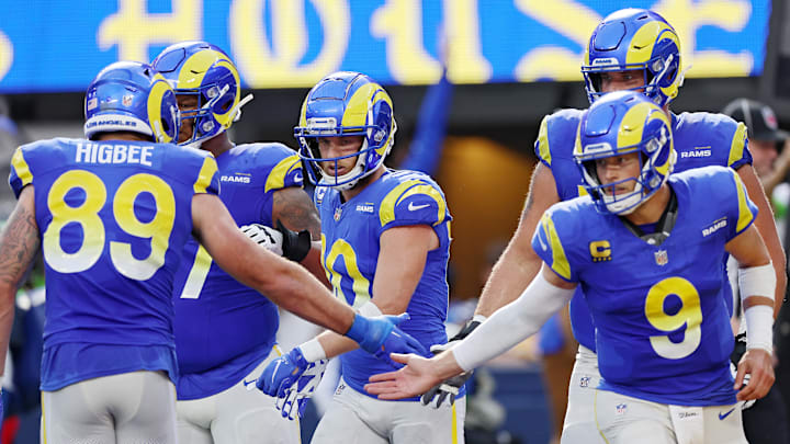 Pittsburgh Steelers v Los Angeles Rams, Matthew Stafford, Cooper Kupp, Tyler Higbee