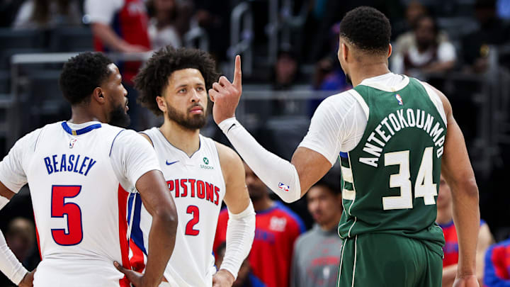 Milwaukee Bucks v Detroit Pistons