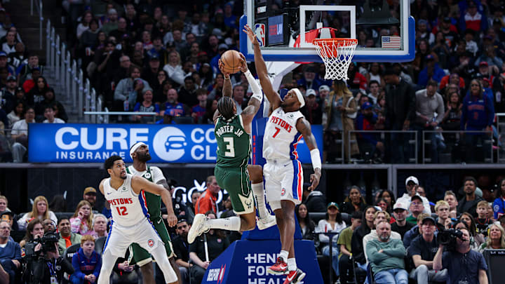 Milwaukee Bucks v Detroit Pistons