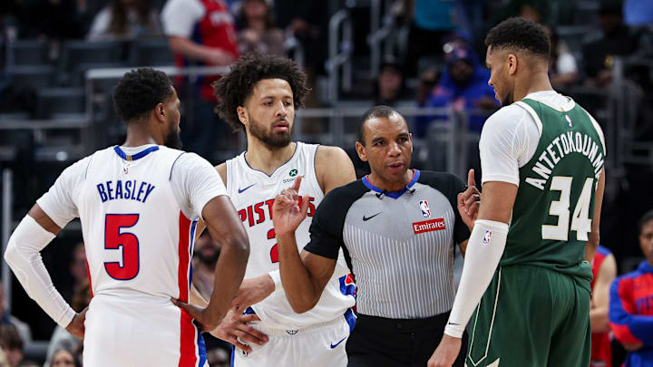 Milwaukee Bucks v Detroit Pistons