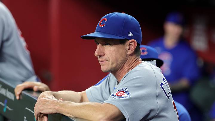 Aug 25, 2026; Phoenix, Arizona, USA; Chicago Cubs manager Craig Counsell against the Arizona Diamondbacks at Chase Field. Mandatory Credit: Mark J. Rebilas-Imagn Images Aug 25, 2026; Phoenix, Arizona, USA; Chicago Cubs manager Craig Counsell against the Arizona Diamondbacks at Chase Field. Mandatory Credit: Mark J. Rebilas-Imagn Images
