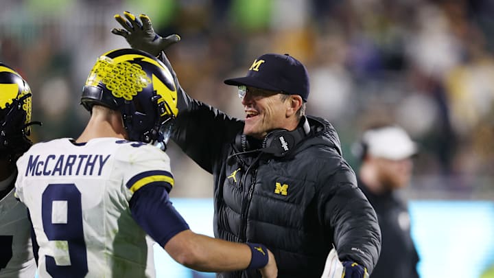 Jim Harbaugh, J.J. McCarthy, Michigan Wolverines